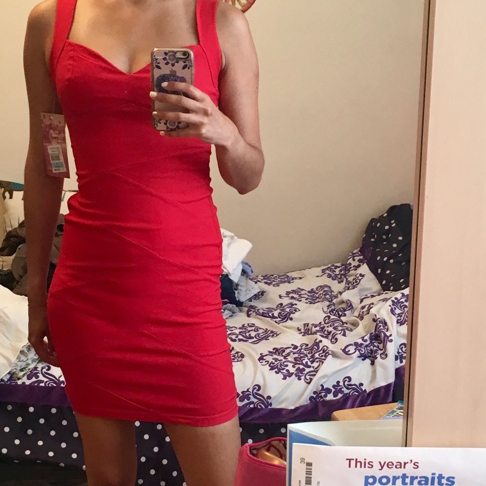 Red dress